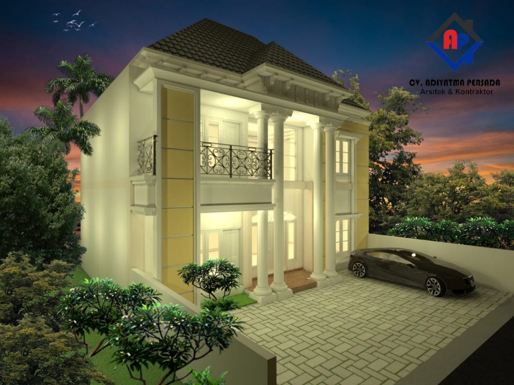 Desain rumah 2 lantai CV Adiyatma Persada